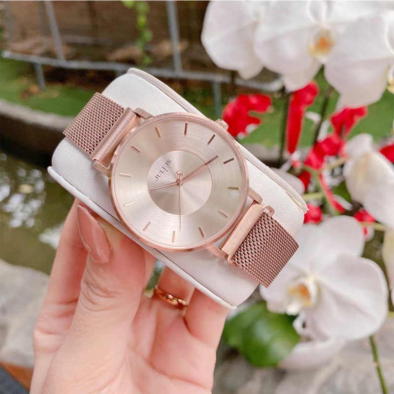 Đồng hồ nữ Julius Star Hàn Quốc JS-025 dây nam châm