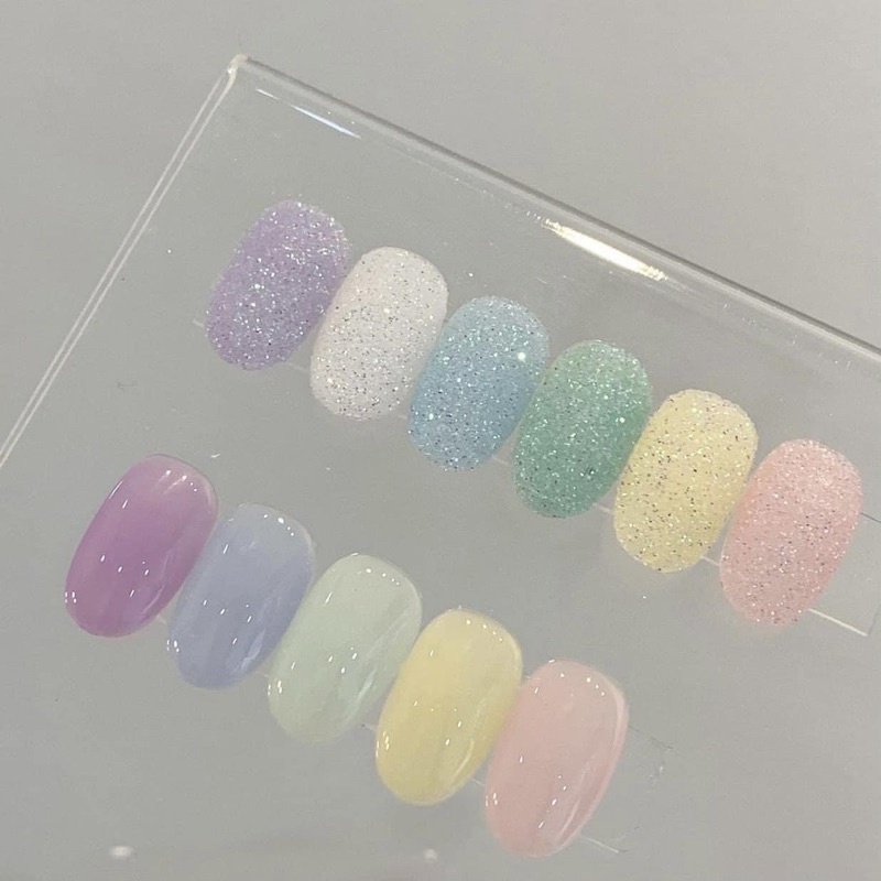 Cuộn băng keo trong suốt cuộn to tạo mi fan, gắn nail box, gắn thanh móng mẫu