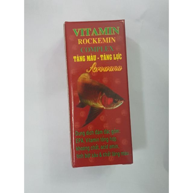 Vitamin tăng màu tăng lực chuyên cá rồng Rockemin