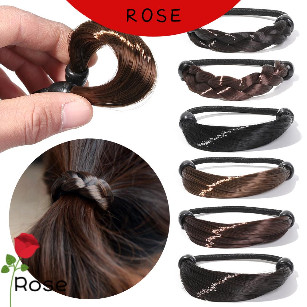 Dây Buộc Tóc Giả Co Giãn Nhiều Màu Tự Chọn Chất Lượng Cao Cho Nữ