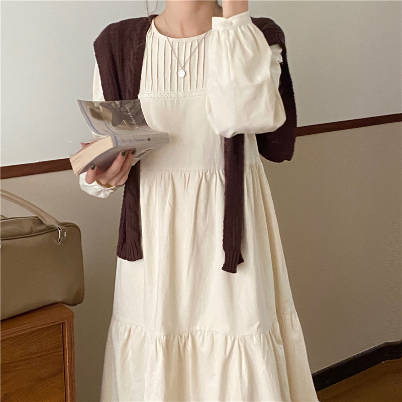 Đầm cotton/ Khăn choàng móc len hoa màu trơn thời trang dành cho nữ 38653