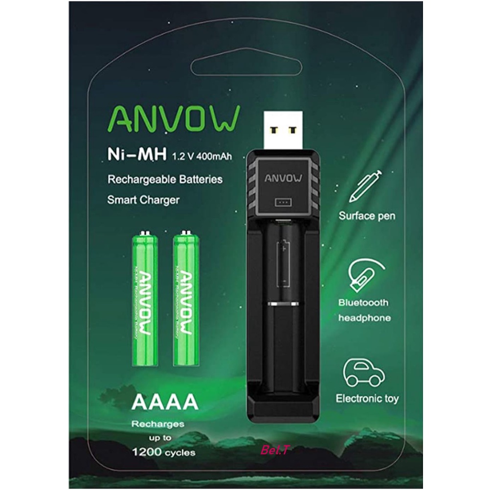 Pin 4a và thiết bị sạc điện | 2 rechargeable batteries and 1 charger