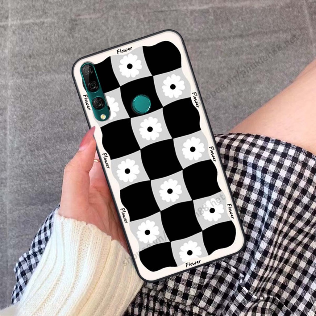 Ốp lưng Huawei Y9 2019 / Y9 Prime 2019 ốp điện thoại LineBear, bé tóc xù, hoa siêu đẹp