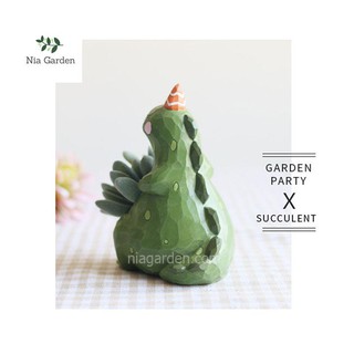 Chậu trồng cây hình thú - khủng long bụng phệ