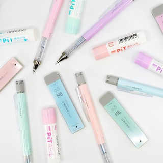 Bộ bút chì lắc kèm ngòi set độc quyền tombow pastel ngòi 0.5mm
