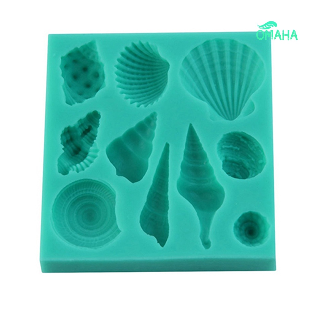 Khuôn Làm Bánh / Sô Cô La Chống Dính Hình Vỏ Sò