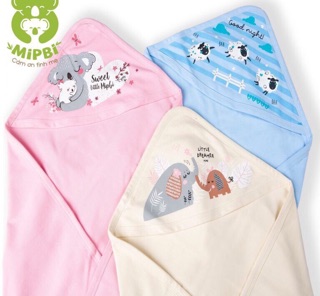Chăn ủ (Ủ kén) cotton Mipbi cho bé