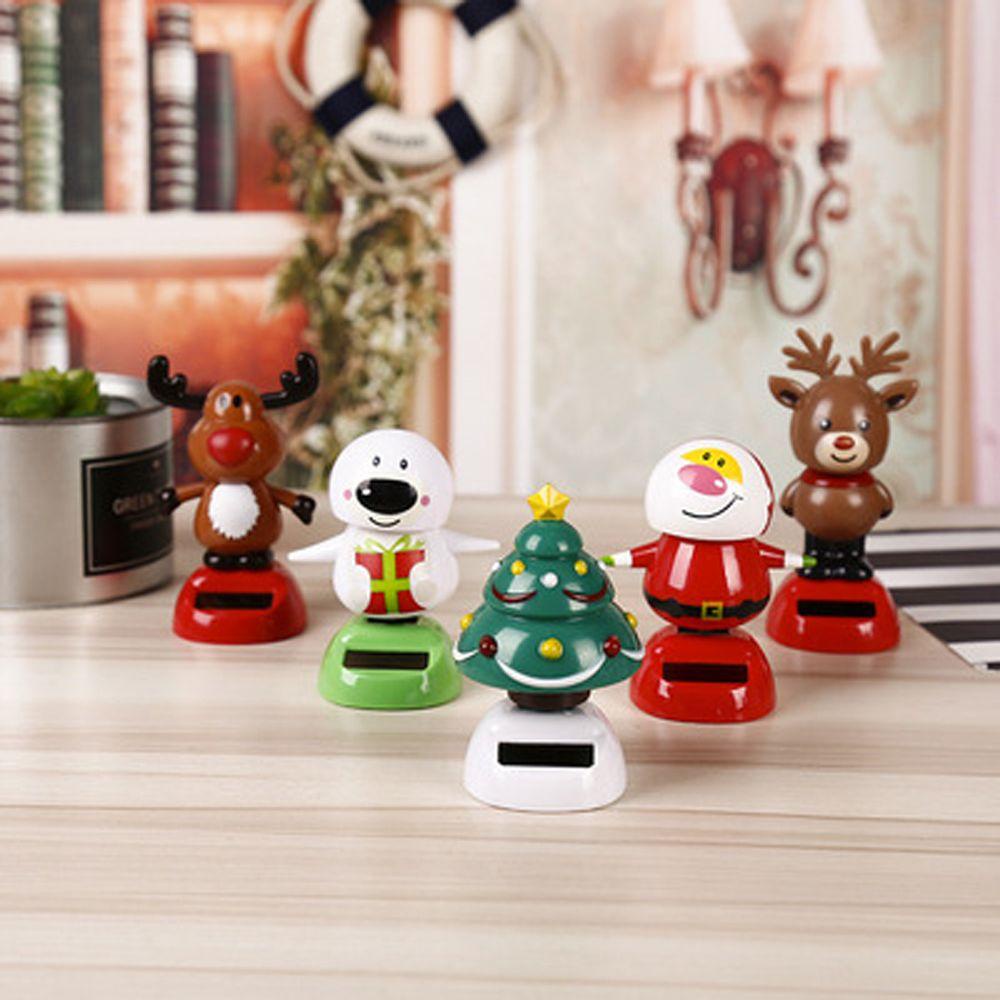 Đồ Chơi Búp Bê Ông Già Noel Nhảy Múa Lắc Đầu Trang Trí Nội Thất Xe Hơi