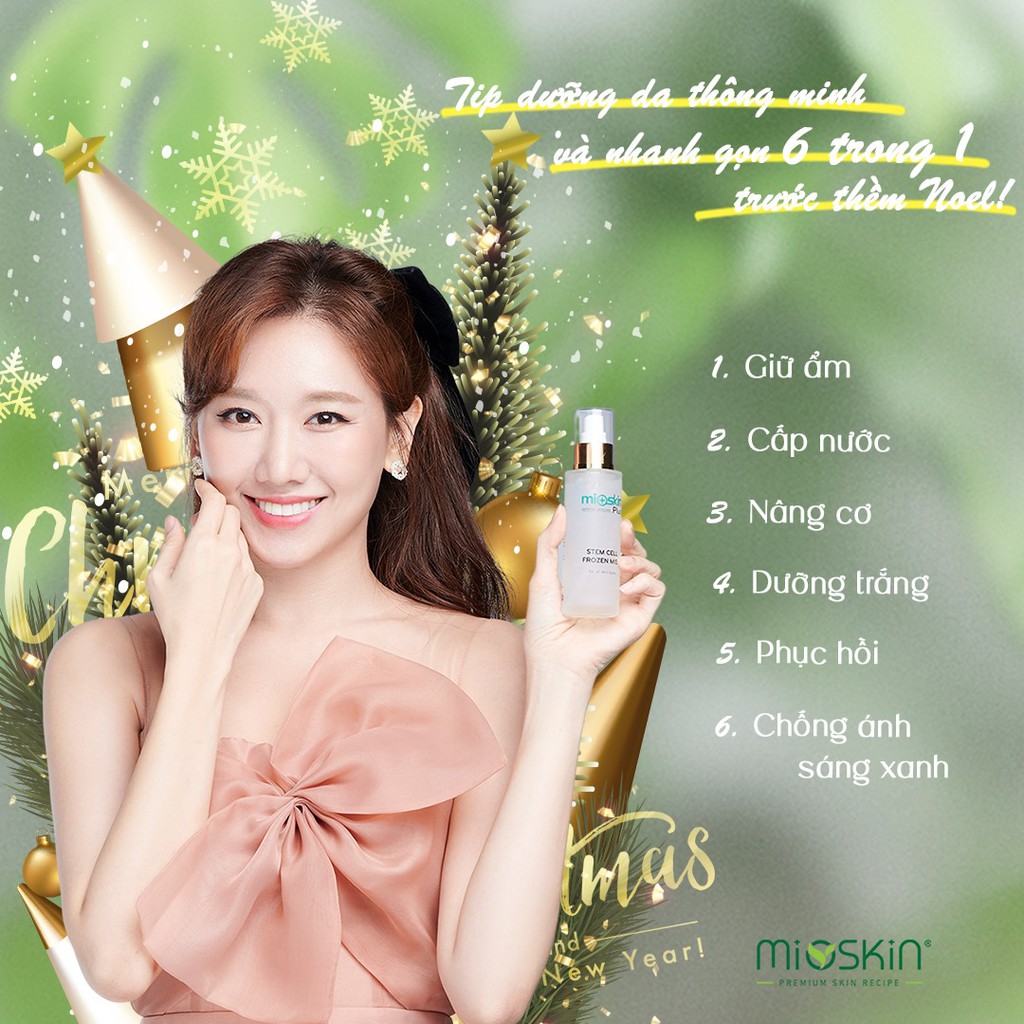 [Hot Mua 1 Chai Tặng 1 Mặt Nạ Cao Cấp Tenbe ] Xịt Dưỡng Mioskin Plus 100ml Hàn Quốc Dưỡng Da Tối Giản Nâng Hạng Nhan Sắc