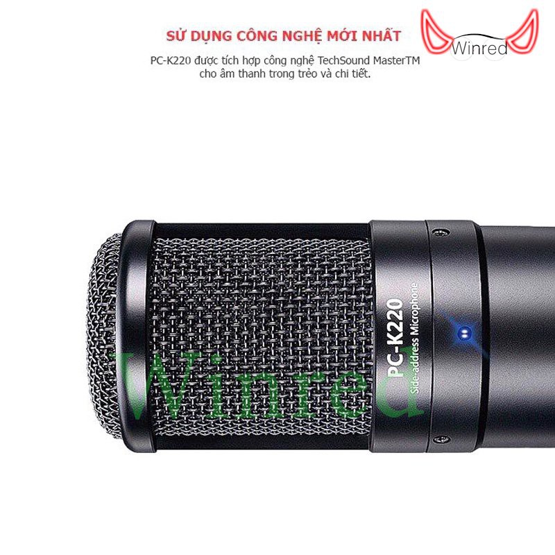 Mic thu âm takstar pc k220 phiên bản mới chính hãng chạy nguồn 48V hỗ trợ thu âm livestream và karaoke ♥️♥️