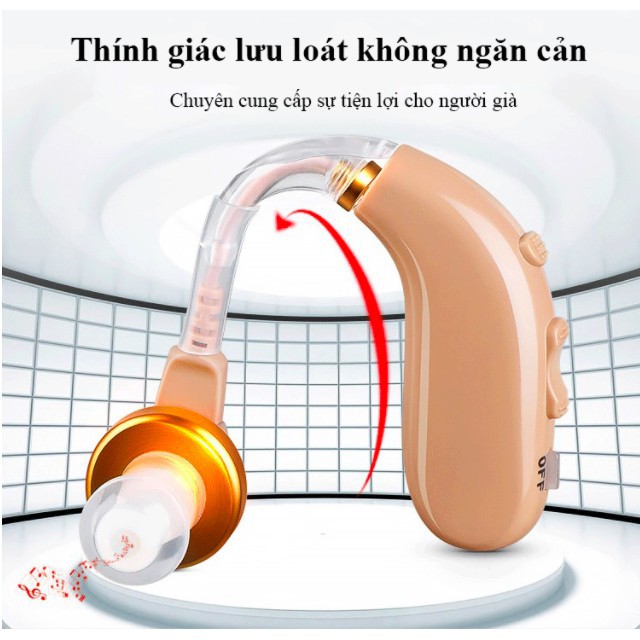 ♀Máy trợ thính có chống nước Hearing Aid USA Powertone F138  Giảm giá10%