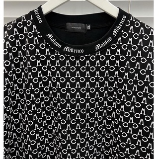 Áo Mikenco Monogram tshirt chính hãng chất cotton đẹp, Áo phông nam nữ Mikenko hoạ tiết 5D sành điệu