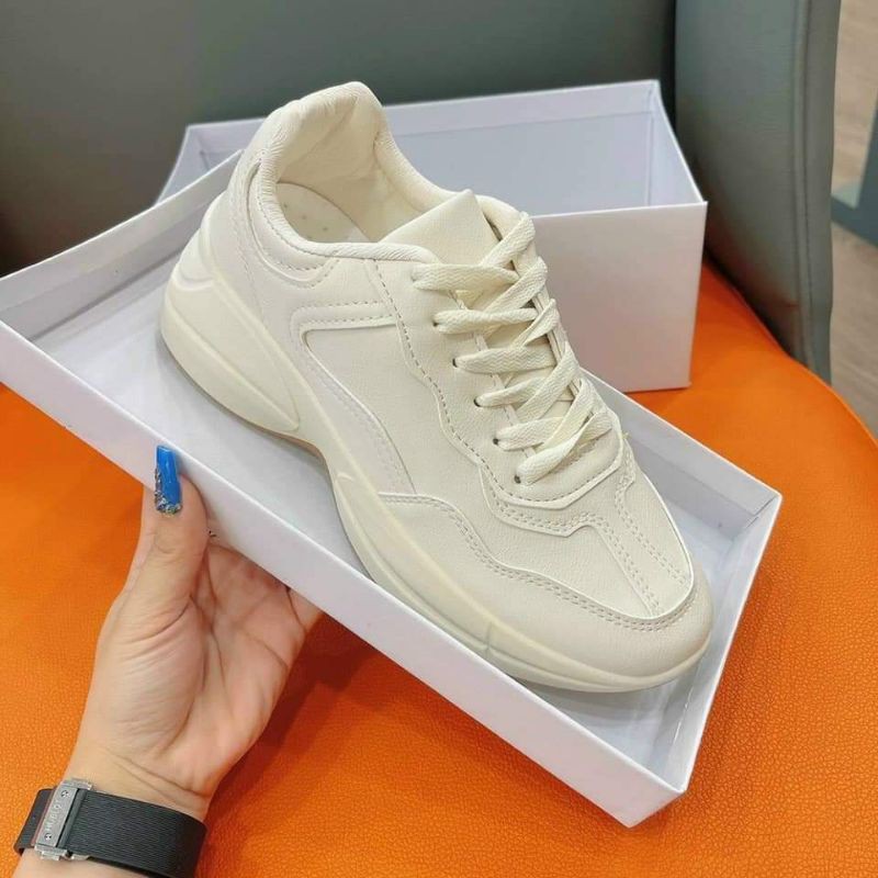 Giày thể thao nữ đơn giản nâng đế 5p nhẹ nhàng BaTa