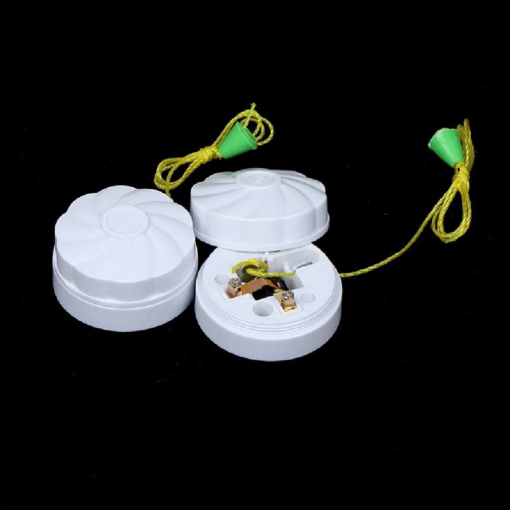 {FCC} 2pcs Wall Light Pull Switch Home Ceiling Fan Lamp Pull Cord Switch 6A/250v { akindofstar}