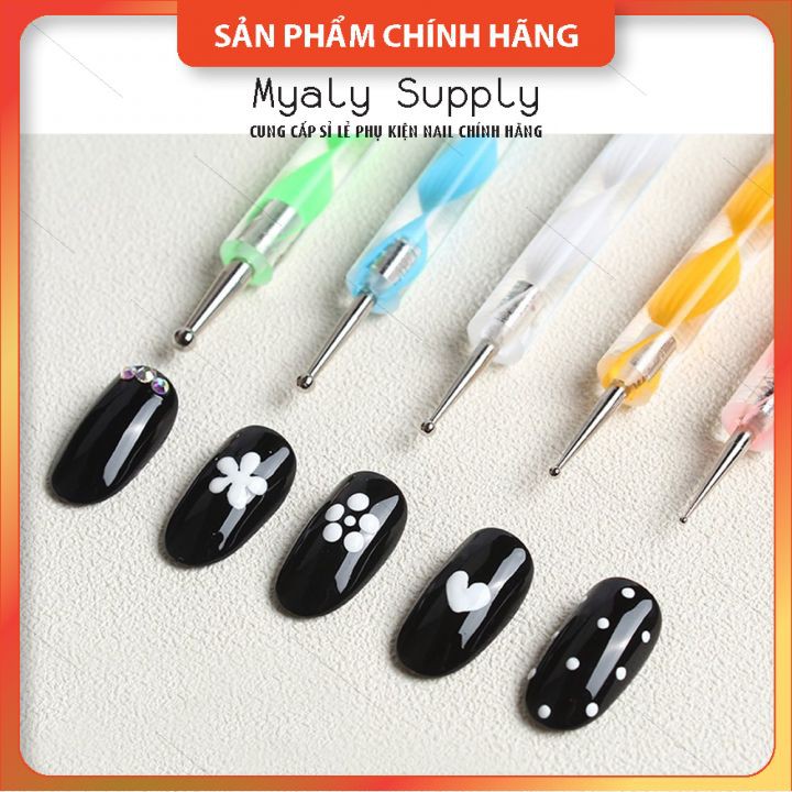 Bộ Bút Chấm Bi Nail Vẽ Móng Set 5 Cái 6544100592781