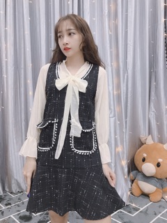 ❤️[CLIP+HÌNH THẬT] set váy  dạ rời đuôi cá ❤️
