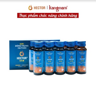 Nước Đông Trùng Hạ Thảo Hector Sâm Hộp 10 Chai x 50ml Hector Cordyceps Ginseng