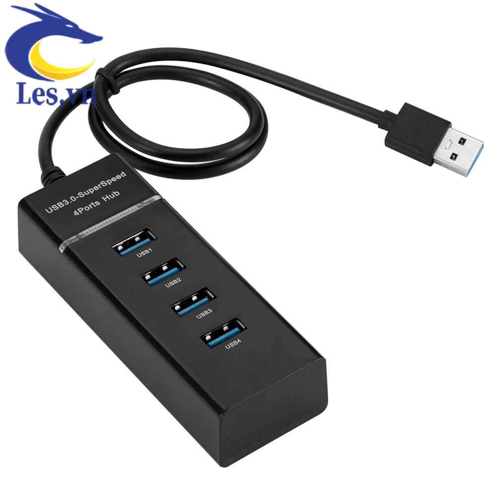 Cáp ChuyểN ĐổI Hub 4 CổNg USB 3.0 TốC Độ Cao 5Gbps Cho Laptop / PC