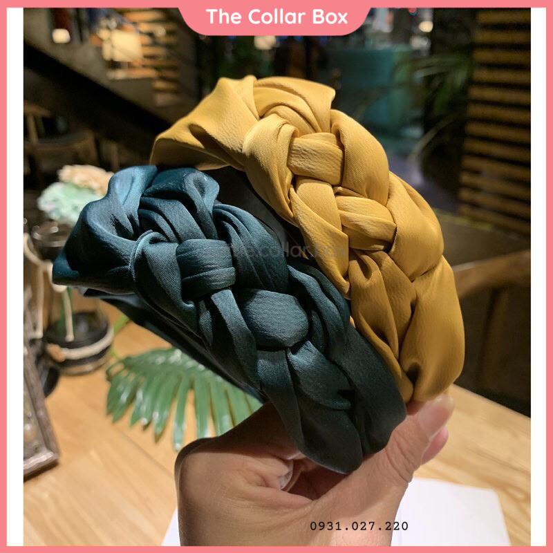 Cài tóc tết một bên bản lớn băng đô cách điệu - Mã CA026