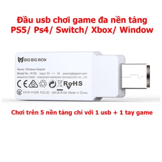 Usb chuyển đổi tay cầm PS5/ PS4/ Xbox One/ Elite/ Switch - Bigbig won R100