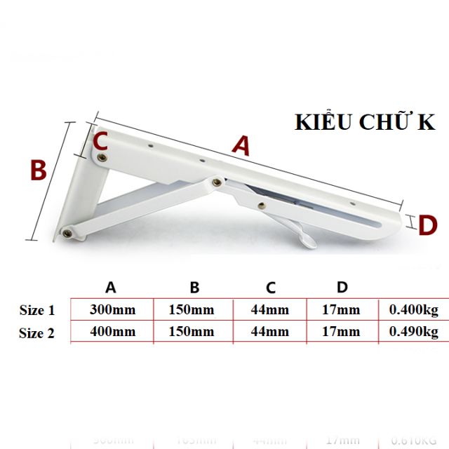 Bản Lề Gập Thông Minh - Ê Ke Đỡ Kệ Treo Tường Gấp Gọn Làm Bàn Học Làm Việc Thông Minh Giá Rẻ Bằng Thép Hoặc INOX