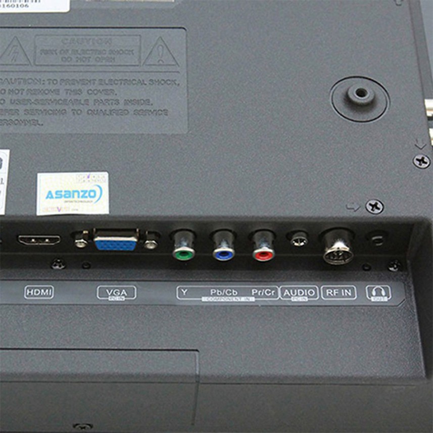 Tivi T2 Asanzo 25 inch 25S200T2 HD Ready, HDMI, VGA, AV, DVB-T2, Nguồn Điện 12V, Tivi Giá Rẻ - Hàng Chính Hãng