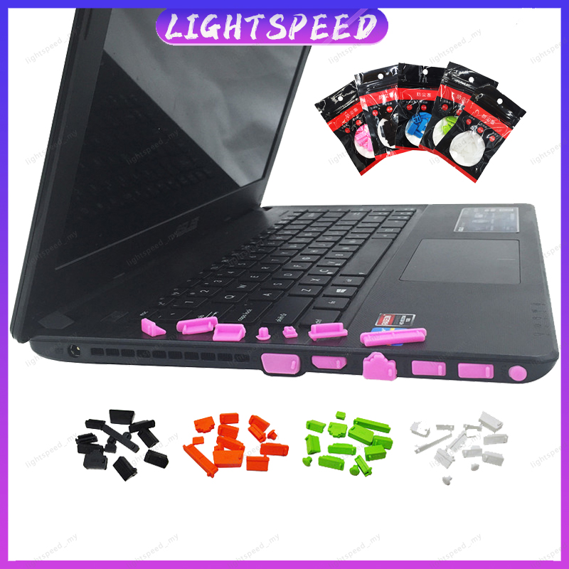 Set 13 Nút Silicone Bịt Lỗ Cắm Usb Chống Bụi Cho Laptop Pc | BigBuy360 - bigbuy360.vn