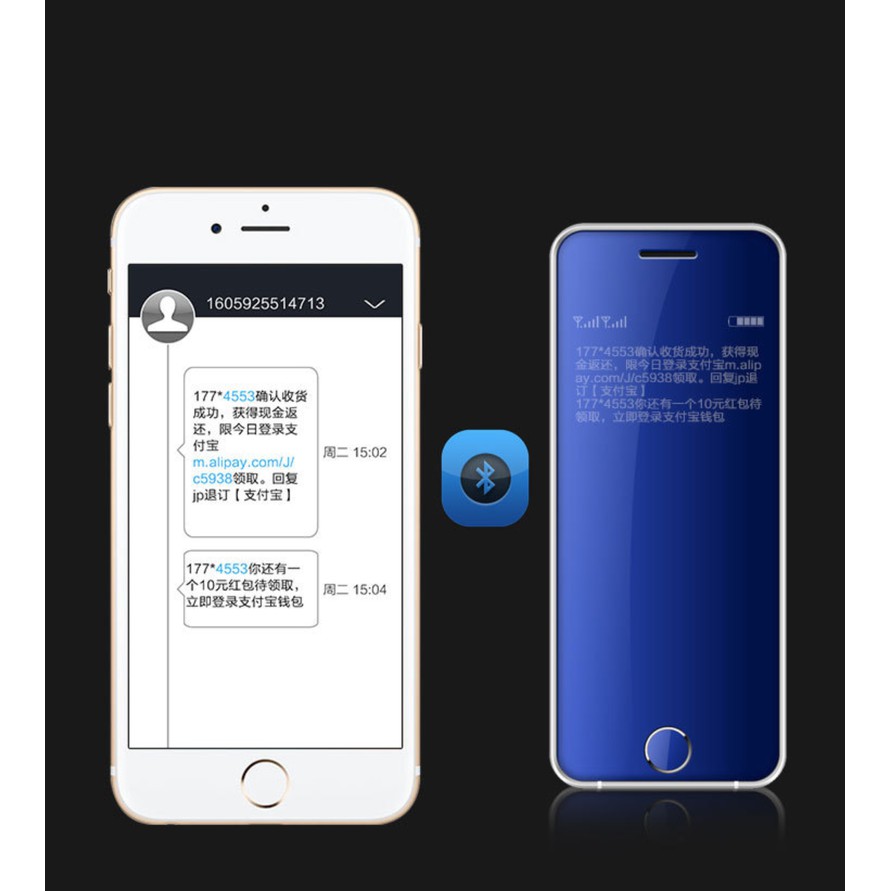 Điện thoại mini siêu mỏng 2 sim ATMAN V6 tràn viền | BigBuy360 - bigbuy360.vn