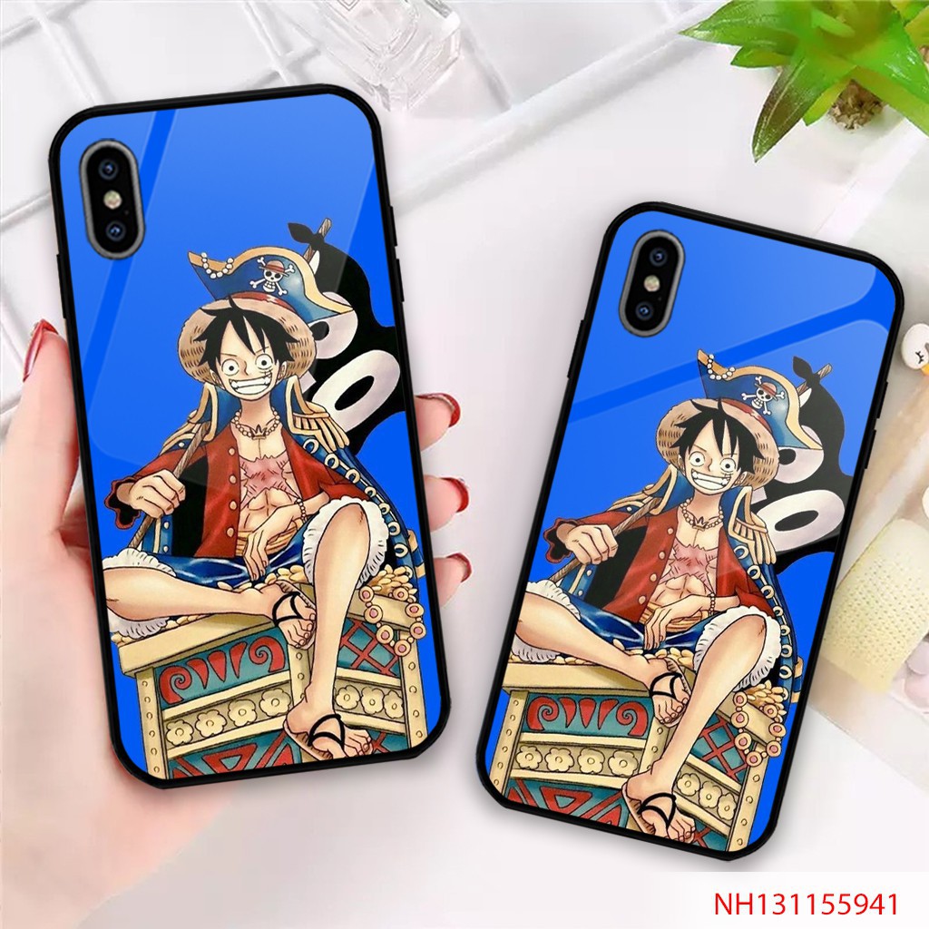 [HOT] - ỐP IPHONE, SAMSUNG TRÁNG GƯƠNG NHÂN VẬT LUFFY TRONG ONE PIECE NH131155941