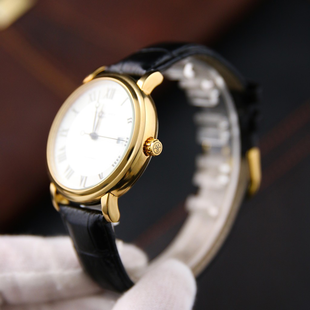 Đồng Hồ Nam Pagini RADD1808 Dây Da Đen Cao Cấp Mặt Kính Chống Xước, Chống Nước BH Hãng 1 đổi 1 | BigBuy360 - bigbuy360.vn