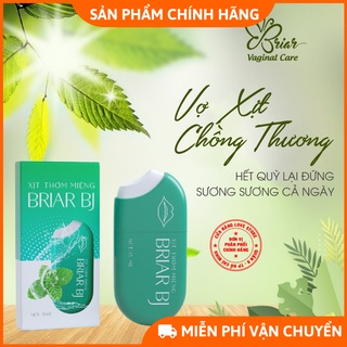 Xịt thơm miệng kháng khuẩn bj briar buscu mát lạnh vị bạc hà the mát - chấm dứt hôi miệng