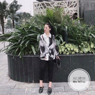 SƠ MI LOANG ĐEN TRẮNG