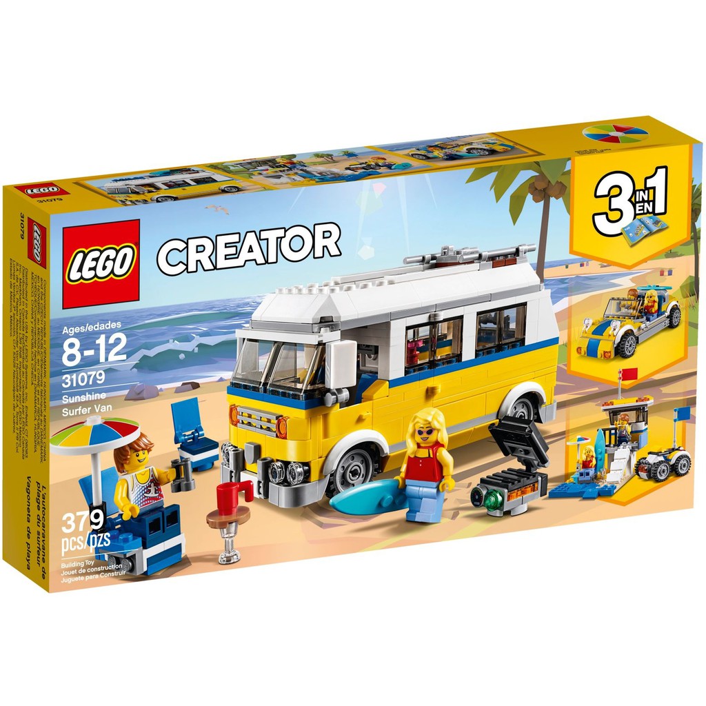 LEGO Creator 31079 - Xe Cắm Trại Bãi Biển