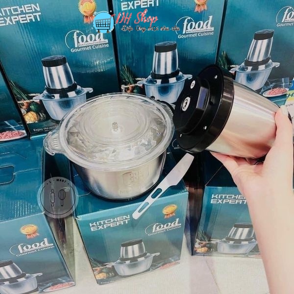 Máy xay đa năng, máy xay thịt cối inox 304 an toàn , độ bền cao  - HUSO