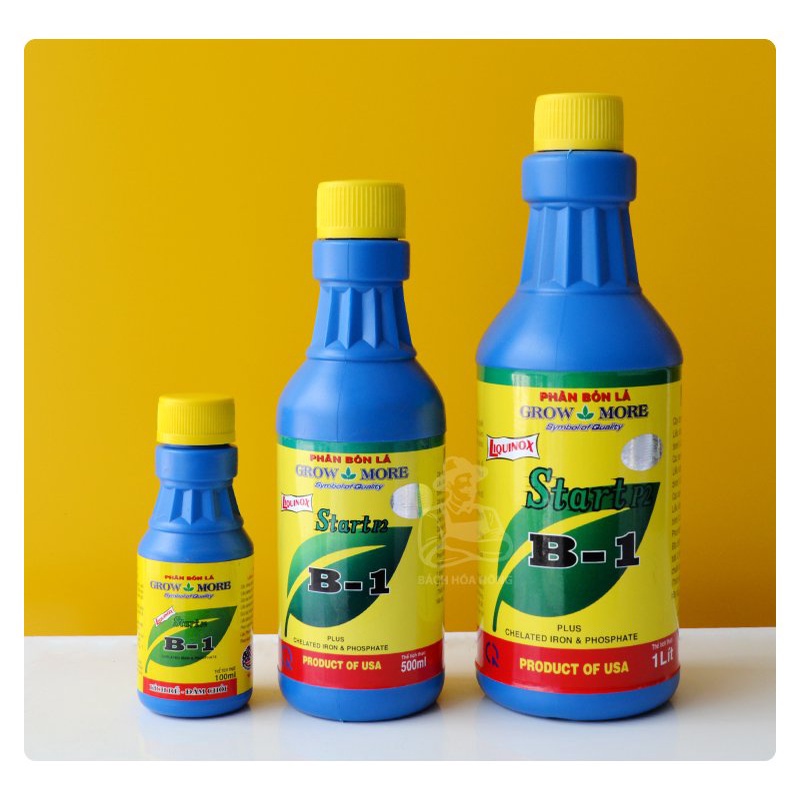 Vitamin B1 Growmore 500ml Phân bón lá Vitamin B1 giúp cây phát triển rễ, hấp thu tốt dinh dưỡng shop