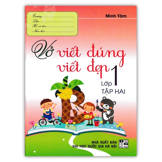 Sách - Vở Viết Đúng Viết Đẹp Lớp 1 - Tập 2