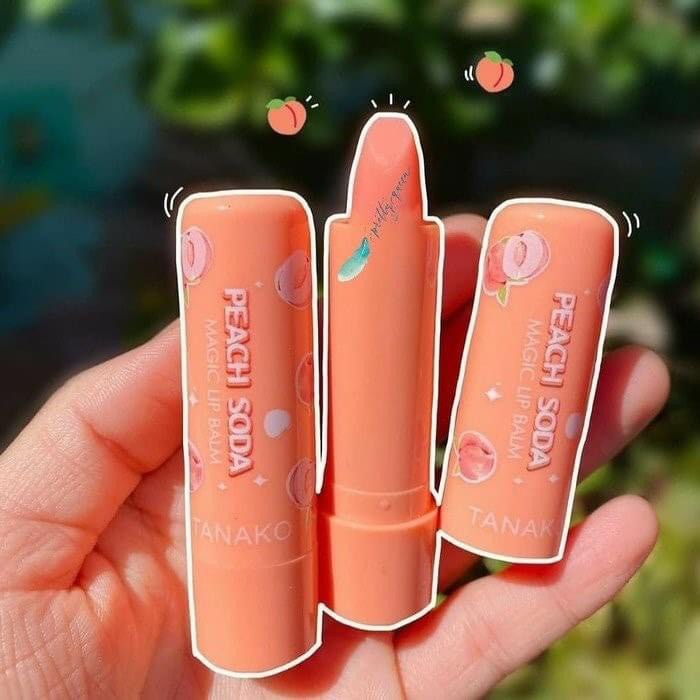 Son dưỡng môi trái đào