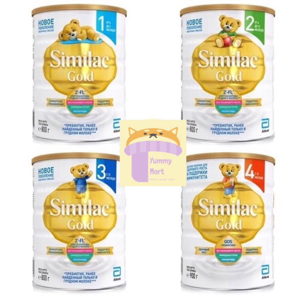 Sữa Similac Gold Nga 800gr đủ số 1 2 3 4 hàng chuẩn air