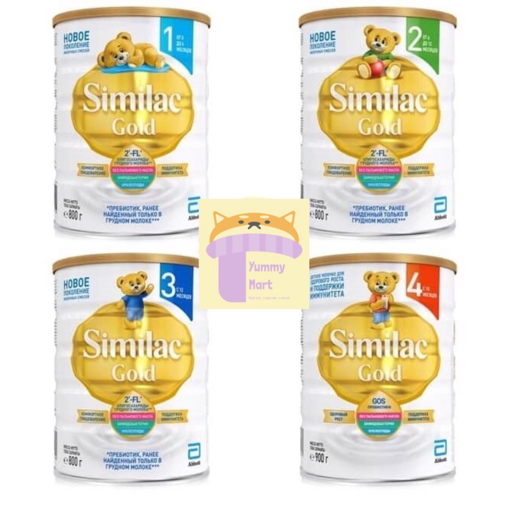 [DATE 6/23] Sữa Similac Gold Nga 800gr đủ số 1 2 3 4 hàng chuẩn air