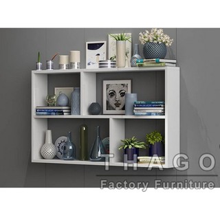Giá Sách Treo Tường 💖𝑭𝑹𝑬𝑬𝑺𝑯𝑰𝑷 💖 Phòng Làm Việc Thago Furniture