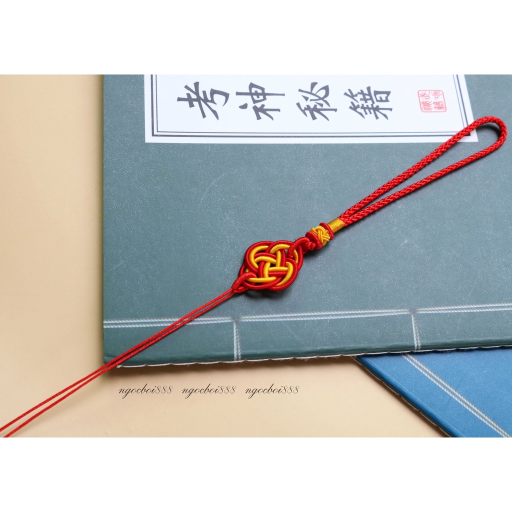 Nút Thắt Kim Tiền Treo USB, Chìa Khóa, Trang Trí Tua Rua, Gắn Ngọc Bội