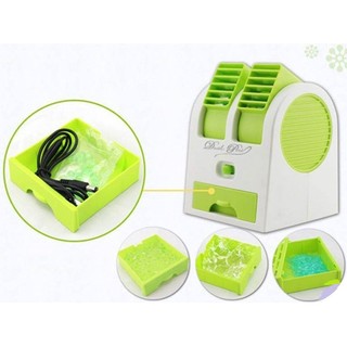 Quạt điều hòa mini khay đá 2 cửa gió