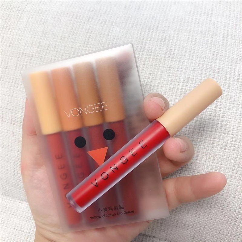 Bộ 5 son kem lì mềm mịn như nhung lâu trôi không làm khô môi | BigBuy360 - bigbuy360.vn