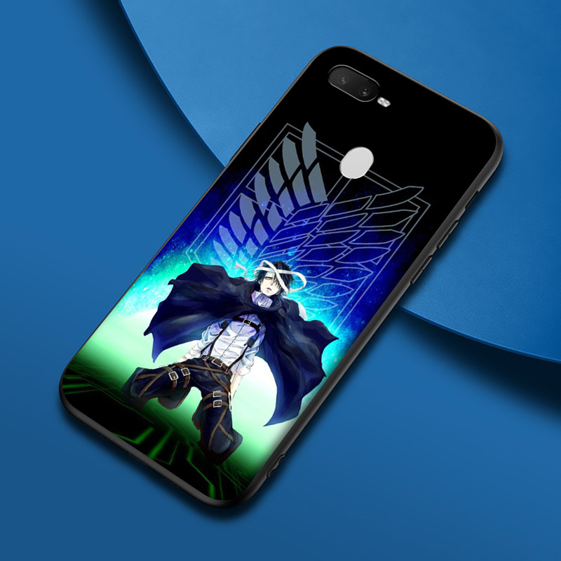 Realme 8 Pro C11 C20 C21 V15 X50 GT NEO Narzo 30A 5G TPU Soft Silicone Case Casing Cover UJ15 Attack on Titan Anime