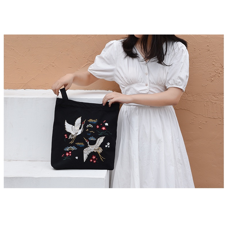 DIY THÊU TAY túi tote handmade- KIT NGUYÊN LIỆU TẬP THÊU túi đeo vai ĐẦY ĐỦ DỤNG CỤ- MIE Handmade Shop