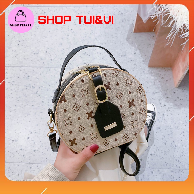 Túi xách nữ  𝑭𝑹𝑬𝑬𝑺𝑯𝑰𝑷  túi đeo chéo nữ Quảng Châu hình bán nguyệt siêu cute