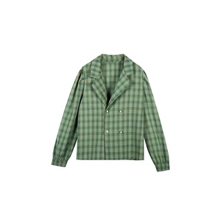 [Order] Áo sơ mi kẻ cổ vest 4 khuy
