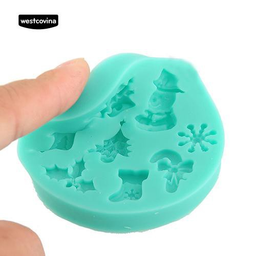 Khuôn silicone hình Giáng Sinh