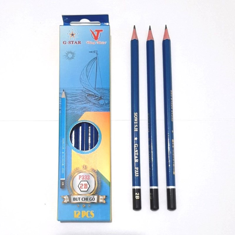 Bút chì mỹ thuật Gstar 3B/4B/5B/6B