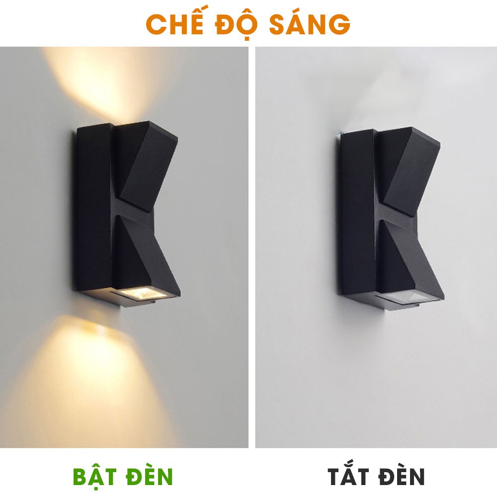 Đèn Led Treo Tường Ngoài Trời - Đèn Hắt Tường Cao Cấp EU-240